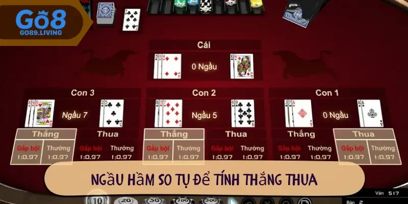Ngầu hầm so tụ để tính thắng thua
